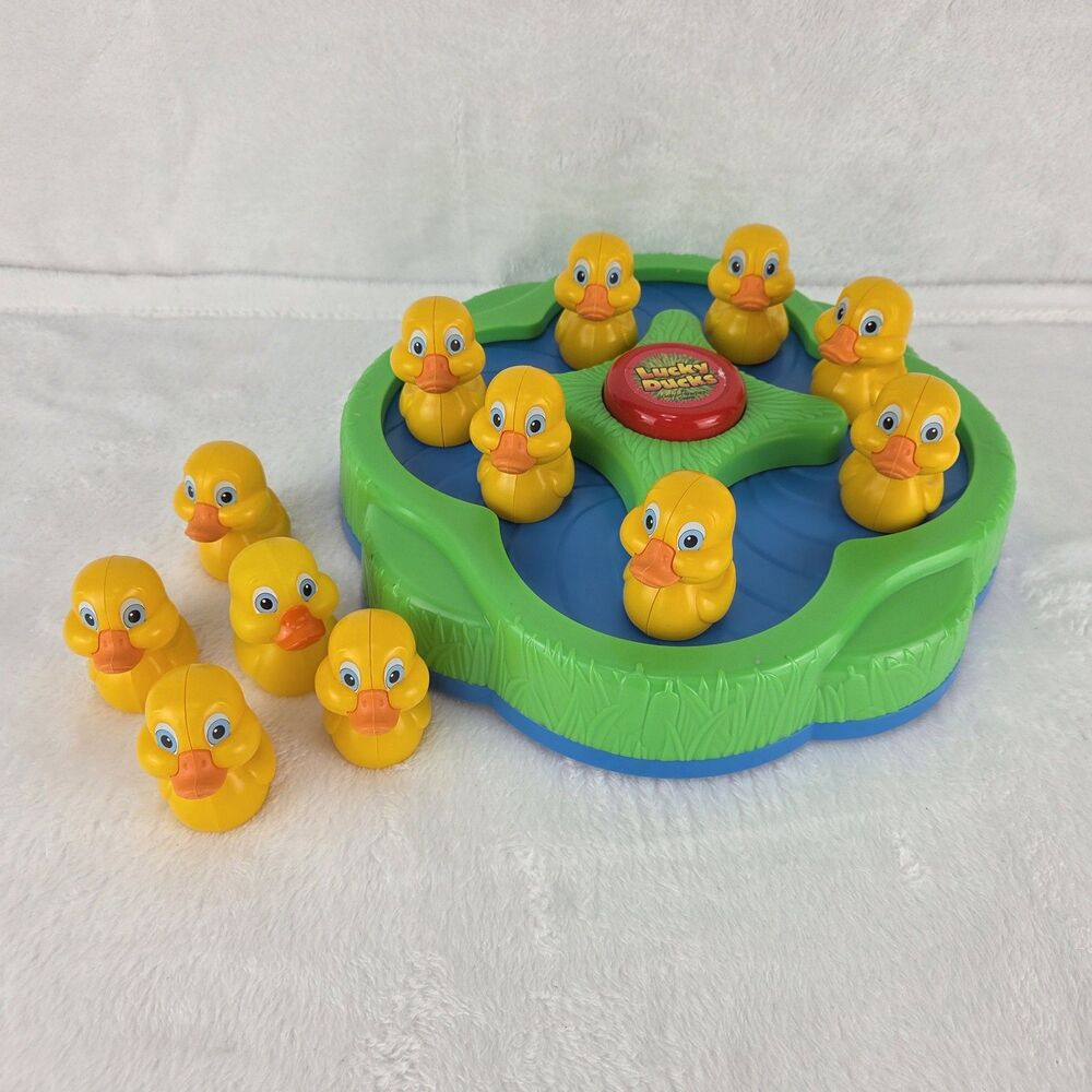 Vintage 1994 Lucky Ducks Electronic Memory Game Tested No Box‎ Incomplete